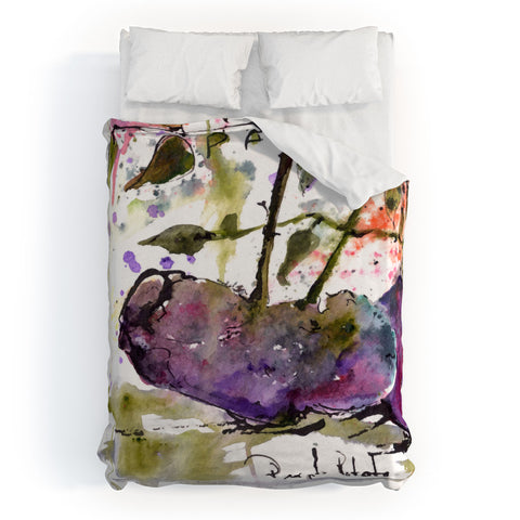 Ginette Fine Art Purple Potatoes Duvet Cover