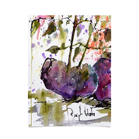 Ginette Fine Art Purple Potatoes Poster
