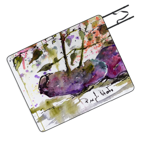 Ginette Fine Art Purple Potatoes Picnic Blanket