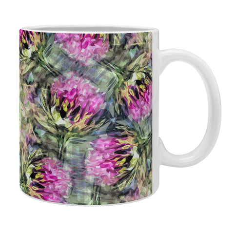 Ginette Fine Art Purple Thistles Coffee Mug