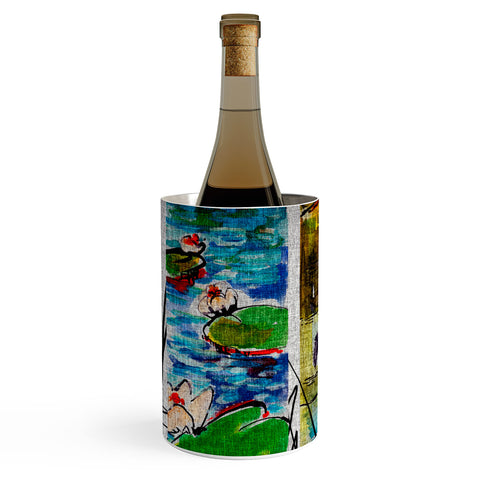 Ginette Fine Art Red Crowned Cranes Wine Chiller