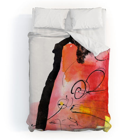 Ginette Fine Art Red Magic Duvet Cover