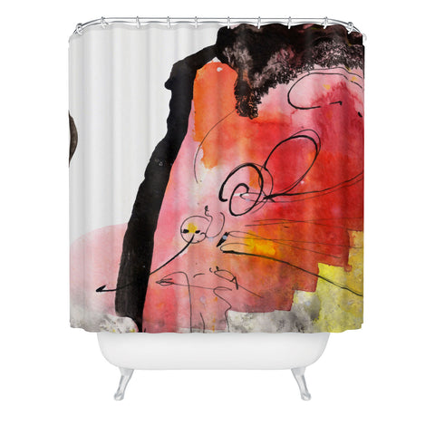 Ginette Fine Art Red Magic Shower Curtain