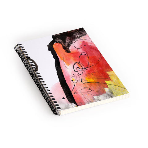 Ginette Fine Art Red Magic Spiral Notebook