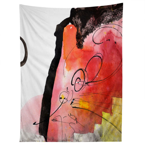 Ginette Fine Art Red Magic Tapestry