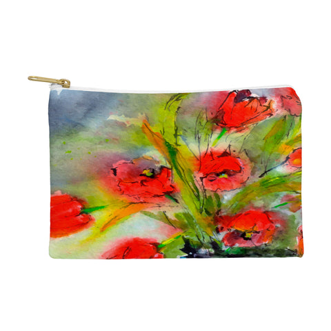 Ginette Fine Art Red Tulips 1 Pouch