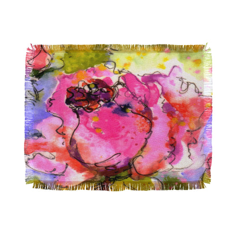 Ginette Fine Art Rose Bud Throw Blanket