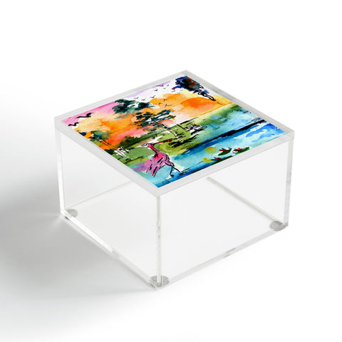 Ginette Fine Art Roseate Spoonbill Acrylic Box