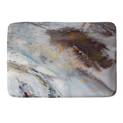 Ginette Fine Art Rust Memory Foam Bath Mat