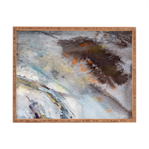 Ginette Fine Art Rust Rectangular Tray