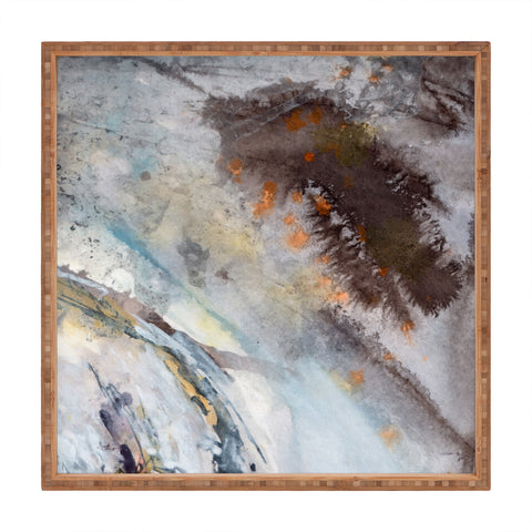 Ginette Fine Art Rust Square Tray