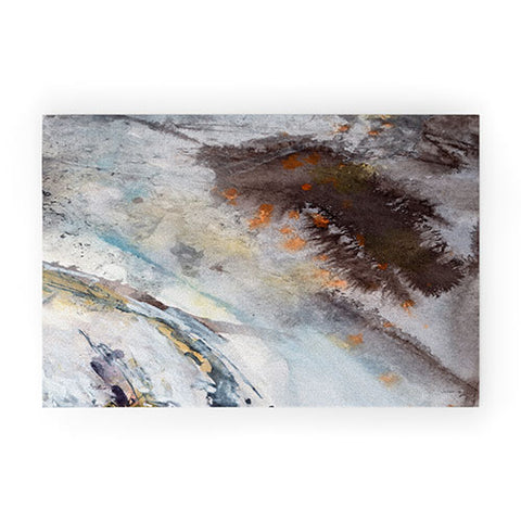 Ginette Fine Art Rust Welcome Mat