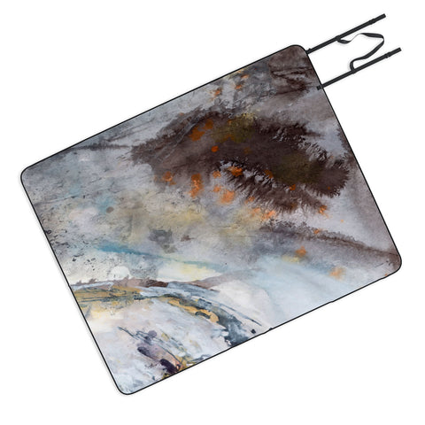 Ginette Fine Art Rust Picnic Blanket