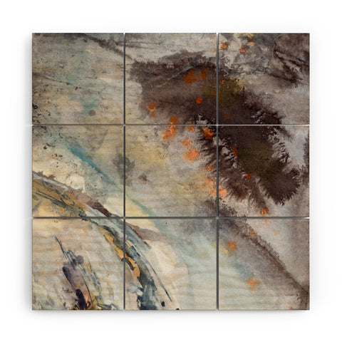 Ginette Fine Art Rust Wood Wall Mural