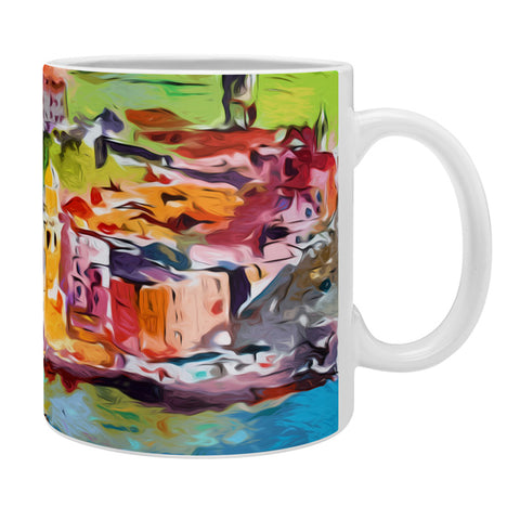 Ginette Fine Art Sailing Past Vernazza Italy Coffee Mug