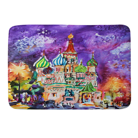 Ginette Fine Art Saint Basils Cathedral Russia Memory Foam Bath Mat