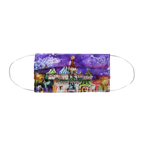 Ginette Fine Art Saint Basils Cathedral Russia Face Mask