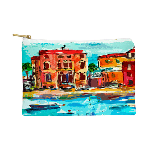 Ginette Fine Art Sestri Levante Italy Red House Pouch