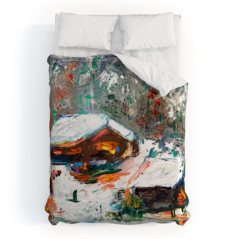 Ginette Fine Art Snowed In Duvet Cover