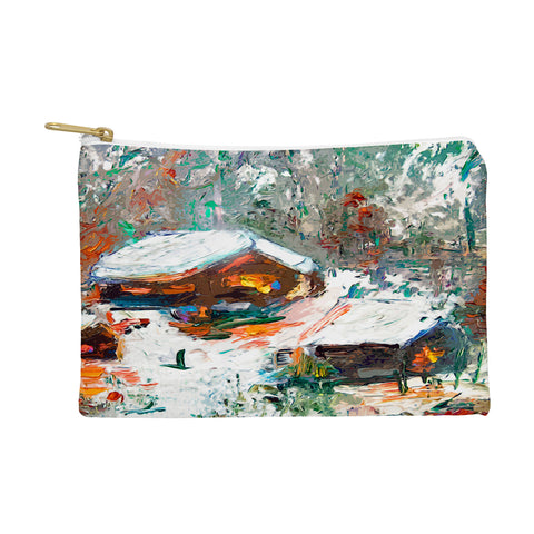Ginette Fine Art Snowed In Pouch