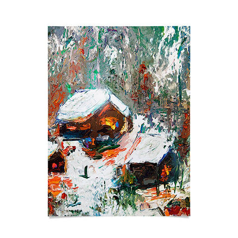 Ginette Fine Art Snowed In Poster