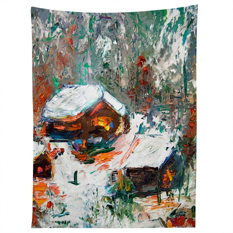 Ginette Fine Art Snowed In Tapestry