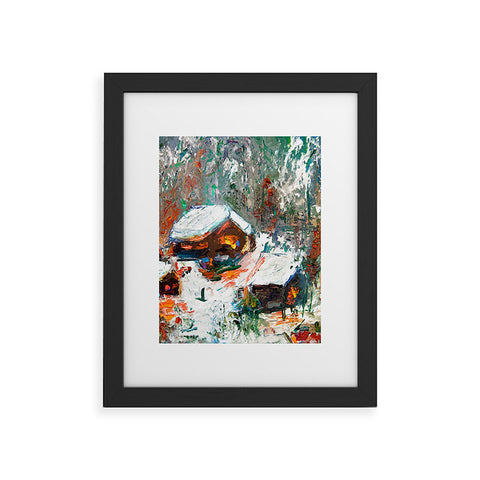 Ginette Fine Art Snowed In Framed Art Print