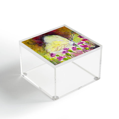 Ginette Fine Art Southern White Butterfly Acrylic Box