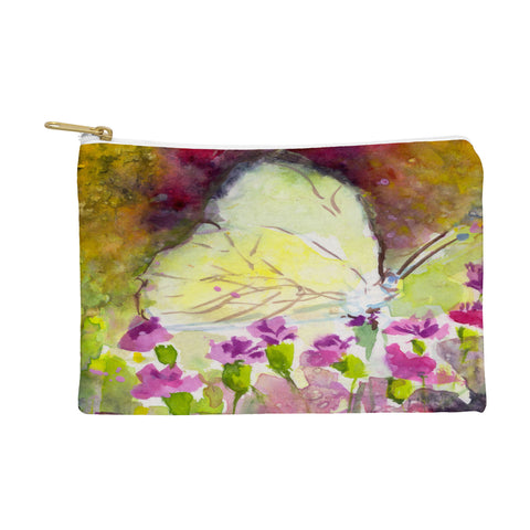 Ginette Fine Art Southern White Butterfly Pouch