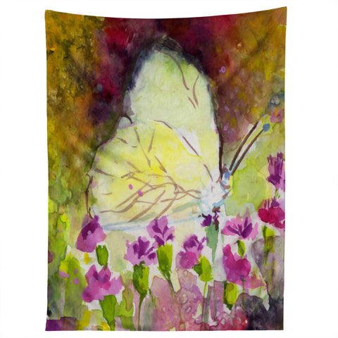 Ginette Fine Art Southern White Butterfly Tapestry
