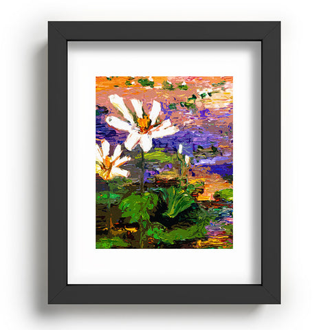 Ginette Fine Art Summer Lotus Garden Recessed Framing Rectangle