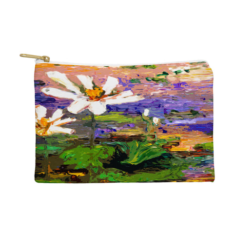 Ginette Fine Art Summer Lotus Garden Pouch