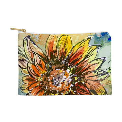 Ginette Fine Art Sunflower Moroccan Eyes Pouch