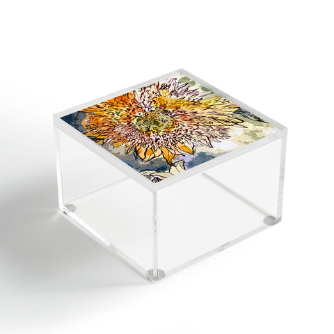 Ginette Fine Art Sunflower Prickly Face Acrylic Box