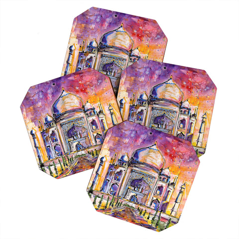 Ginette Fine Art TajMahl Coaster Set
