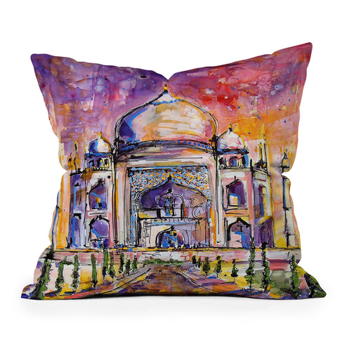 Ginette Fine Art TajMahl Throw Pillow