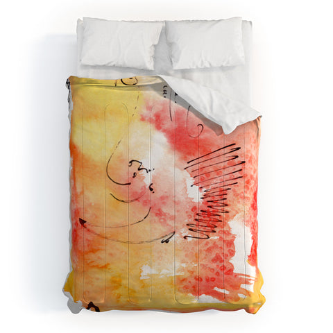Ginette Fine Art Tangerines And Lemons Comforter