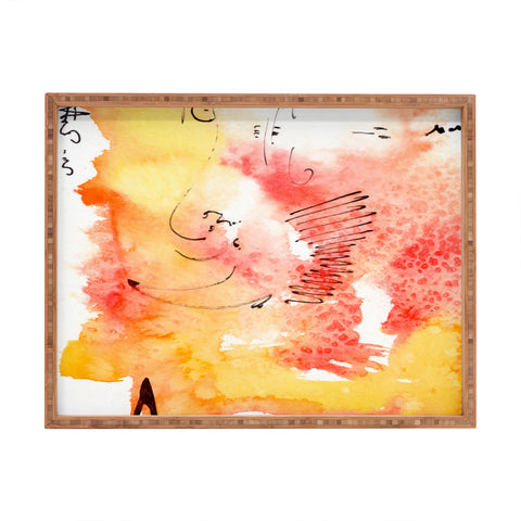 Ginette Fine Art Tangerines And Lemons Rectangular Tray