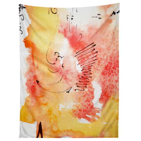 Ginette Fine Art Tangerines And Lemons Tapestry