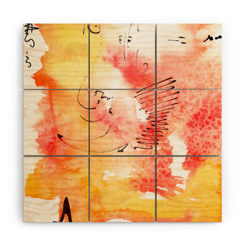 Ginette Fine Art Tangerines And Lemons Wood Wall Mural