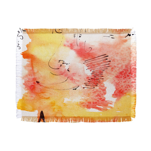 Ginette Fine Art Tangerines And Lemons Throw Blanket