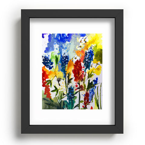Ginette Fine Art Texas Blue Bonnets Recessed Framing Rectangle