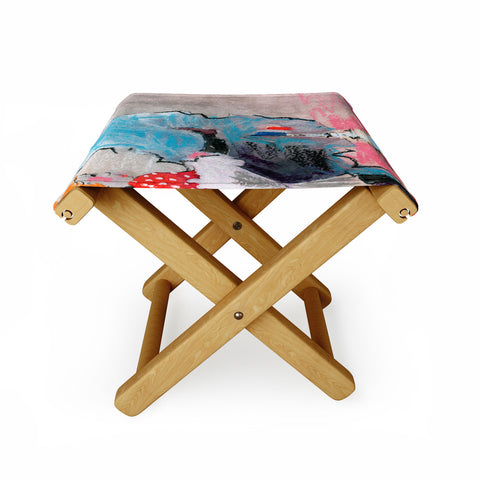 Ginette Fine Art The Last Time I Saw Paris 1 Folding Stool