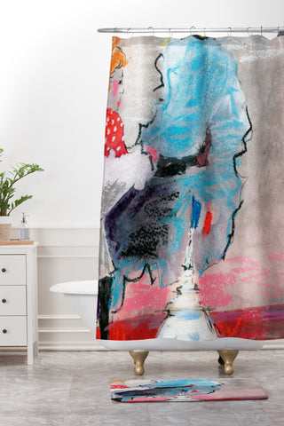 Ginette Fine Art The Last Time I Saw Paris 1 Shower Curtain And Mat