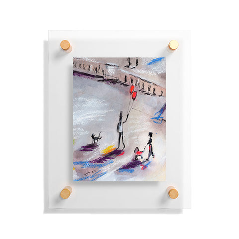 Ginette Fine Art The Last Time I Saw Paris 2 Floating Acrylic Print