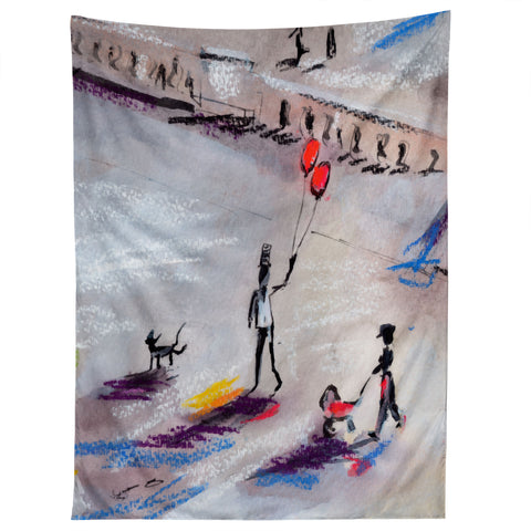 Ginette Fine Art The Last Time I Saw Paris 2 Tapestry