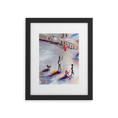 Ginette Fine Art The Last Time I Saw Paris 2 Framed Art Print