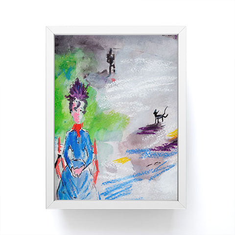 Ginette Fine Art The Last Time I Saw Paris 3 Framed Mini Art Print