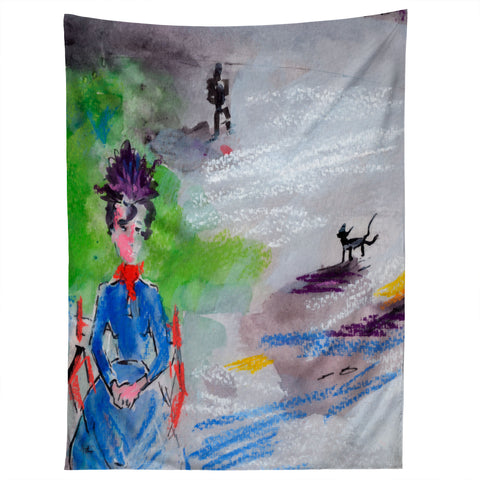 Ginette Fine Art The Last Time I Saw Paris 3 Tapestry