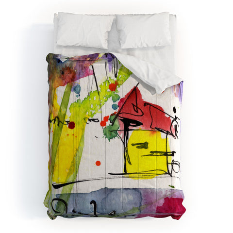Ginette Fine Art The Little House Comforter
